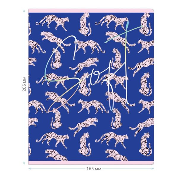 Тетрадь 48л. A5 клетка MESHU "Bright&Soft" софт-тач ламинация, тиснение фольгой RE-MS_43084