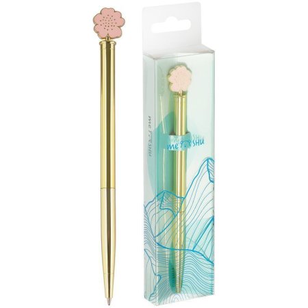 Ручка шариковая автоматическая MESHU "Verbena" синяя, 1.0 мм RE-MS_94161