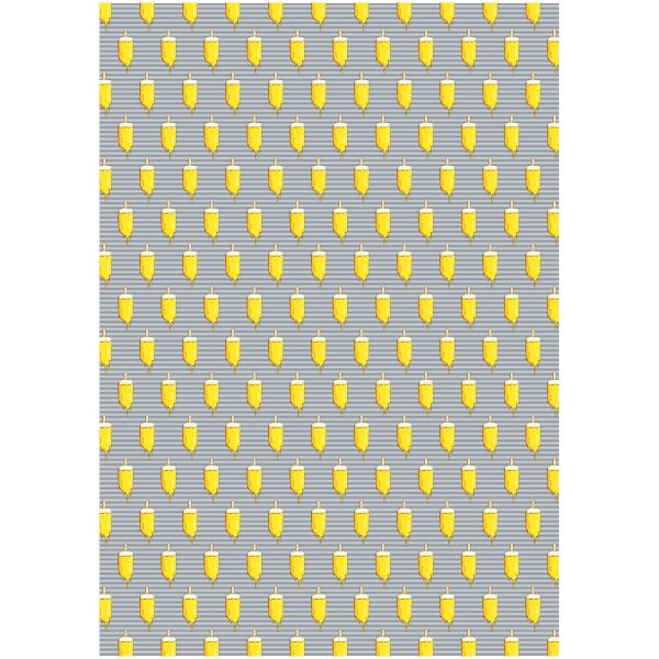 Упаковочная бумага глянцевая MESHU "Мороженое" 1л. 70 x 100 см 80 г/м2 RE-MS_53469