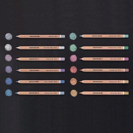 Набор цветных карандашей CRETACOLOR The Brilliants MegaColor 12 шт, увеличенные, мет.пенал CR29098