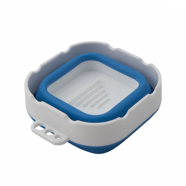 Стакан для воды БЕЛЫЕ НОЧИ складной, диаметр 9.8 см, высота 8 см, синий NP-2491421817