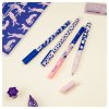 Ручка гелевая стираемая MESHU "Bright&Soft" синяя, 0.5 мм, корпус ассорти, софт-тач RE-MS_53882