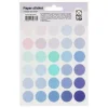 Наклейки бумажные MESHU "Trecker dots blue" 12 x 21 см, 30 накл, европодвес RE-MS_41673
