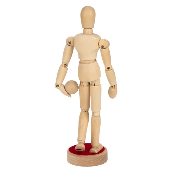 Манекен человека СОНЕТ мужской, с мячом, деревянный, 20 см NP-DK16224