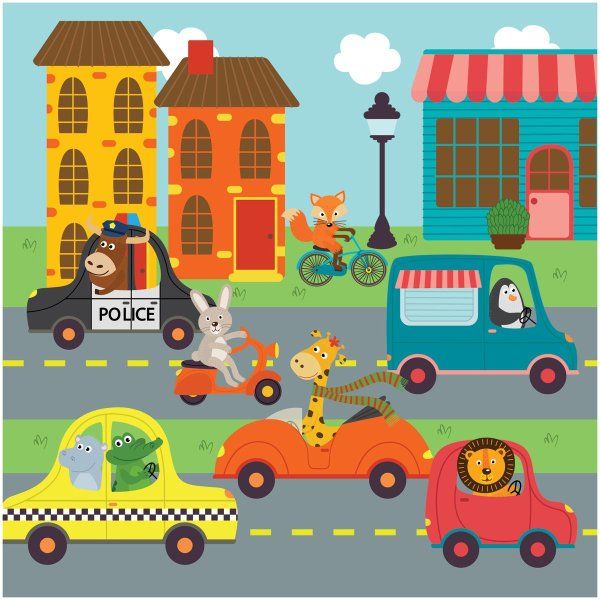 Пазл ТРИ СОВЫ 16 maxi "Кто куда спешит?" RE-ПК16М_54497