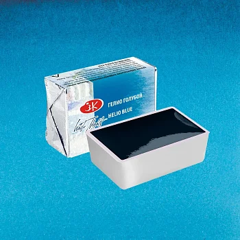 Акварель БЕЛЫЕ НОЧИ кювета 2.5 мл, 596 Гелио голубой NP-1911596