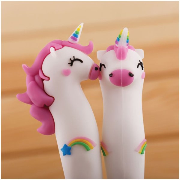 Ручка шариковая MESHU "Unicorn" синяя, 0.7 мм, большой корпус, софтач RE-296415