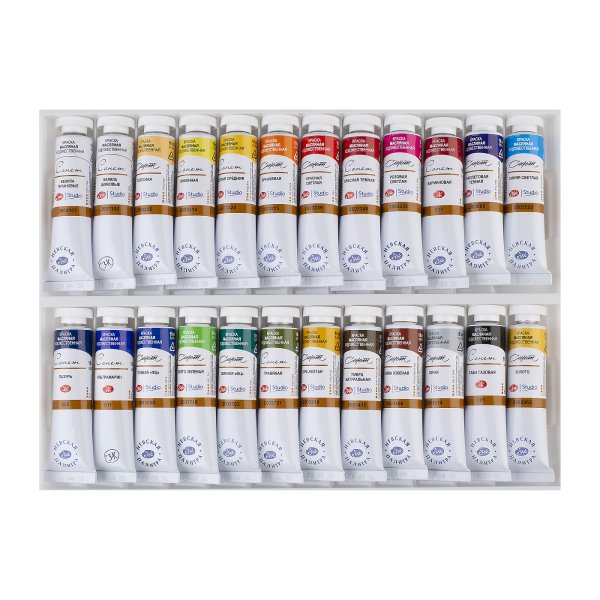 Набор масляных красок СОНЕТ 24 шт х 18 мл, картон NP-26412522