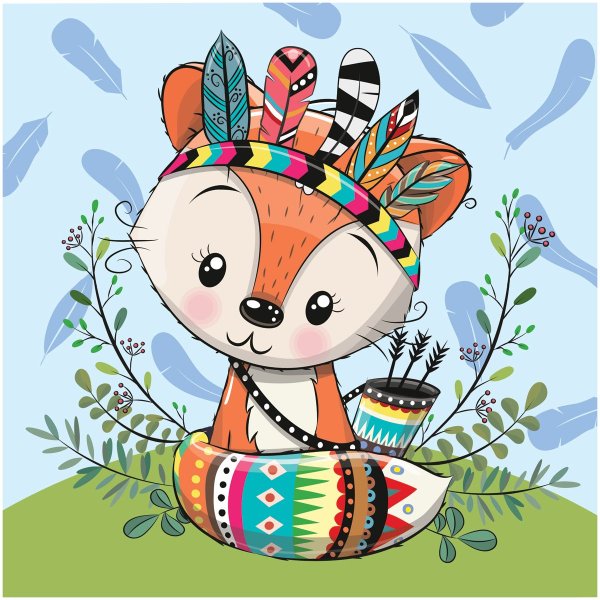 Пазл ТРИ СОВЫ 16 maxi "Лисенок" RE-ПК16М_54502