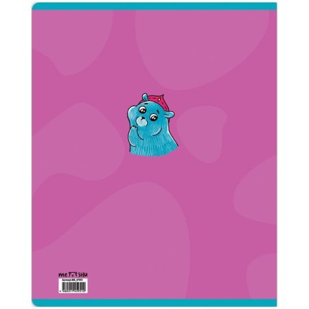 Тетрадь предметная 48л. MESHU "Ученый MISHKA" - Русский язык, матовая ламинация, выборочный УФ-лак, тиснение фольгой RE-MS_47951