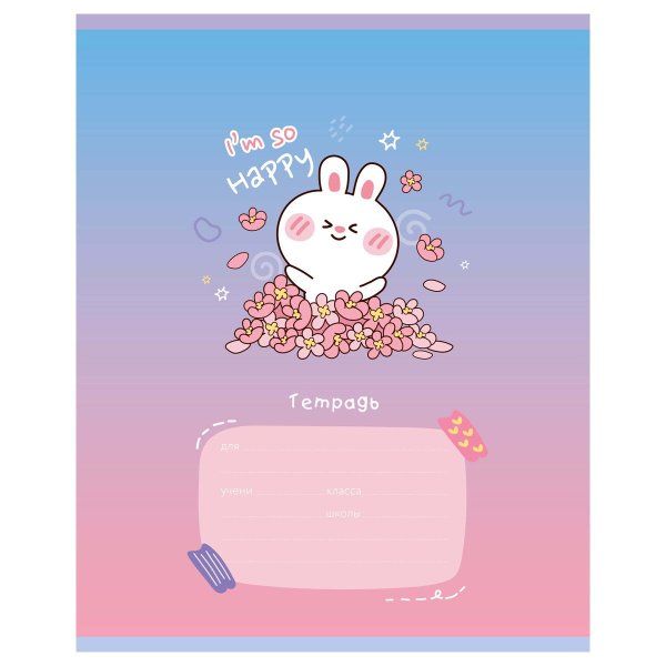 Тетрадь 12л. A5 клетка MESHU "The cat's journey" RE-MS_50152/1