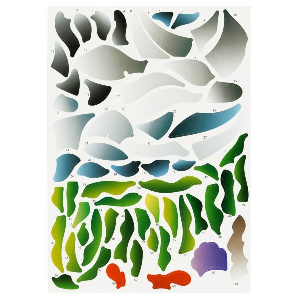 Аппликация наклейками ТРИ СОВЫ "Нежность" А4, 2 основы, картонный конверт RE-АПн_51043