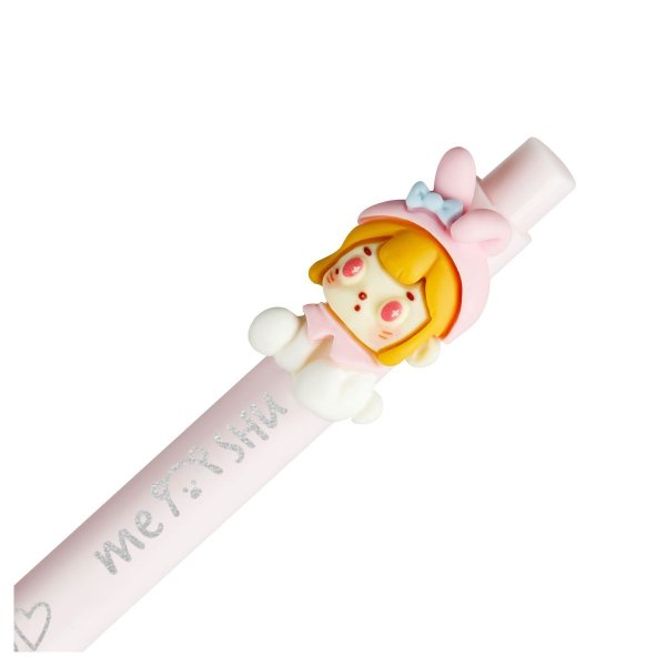 Ручка шариковая автоматическая MESHU "Dolls" синяя, 0.7 мм, корпус ассорти RE-MS_51309