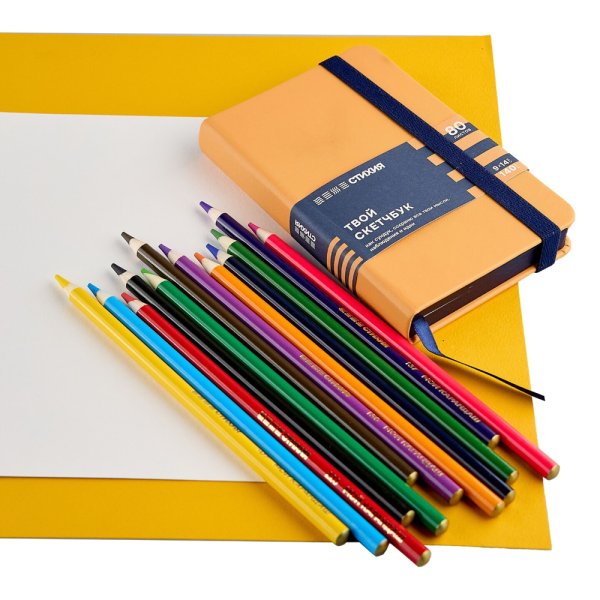 Набор цветных карандашей Стихия 12 цв в картонной упаковке MPST03001