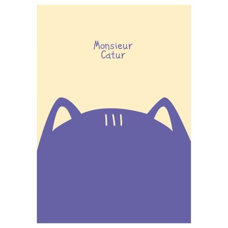 Тетрадь 40л. A5 клетка MESHU "Mr. Cat" матовая ламинация, выб. лак, ЕВРО RE-MS_49800