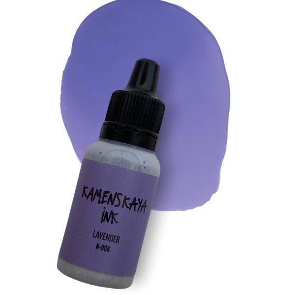 Чернила спиртовые (алкогольные) Kamenskaya Ink серия N 15 мл N-006 Лаванда K-00-00000406