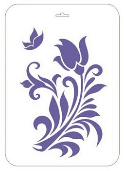 Трафарет СОНЕТ Прекрасный цветок 22 х 31 см, пластиковый NP-13746587