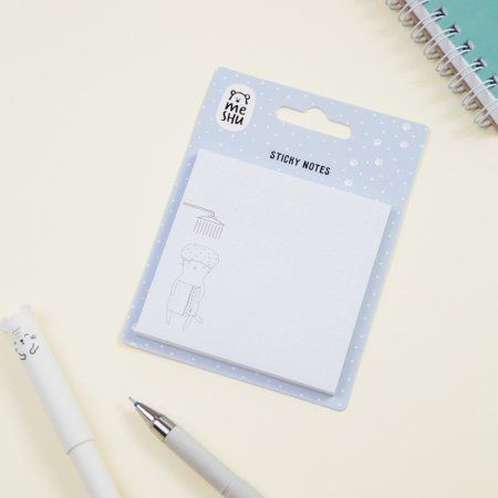 Самоклеящийся блок MESHU "Right cat" 75 x 75 мм, 50л, Dot, европодвес RE-MS_87392