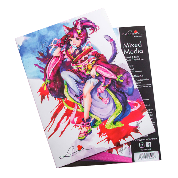 Блок бумаги для смешанных техник LUMA Mixed Media 300 г/м2 A3 12 л LU002002
