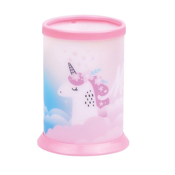 Подставка-стакан MESHU "Unicorn" пластиковая, розовая RE-MS_46344