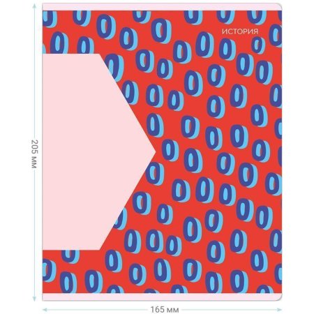 Тетрадь предметная 48л. MESHU "Bright splash" - История, матовая ламинация, выборочный УФ-лак RE-MS_42557