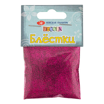 Блестки декоративные DECOLA размер 0.3 мм, 20 г, лиловый NP-W041-213-0,3