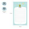 Блок для записей (To Do list) MESHU "Avocado" 10 x 17 см 50л. на склейке RE-MS_46571