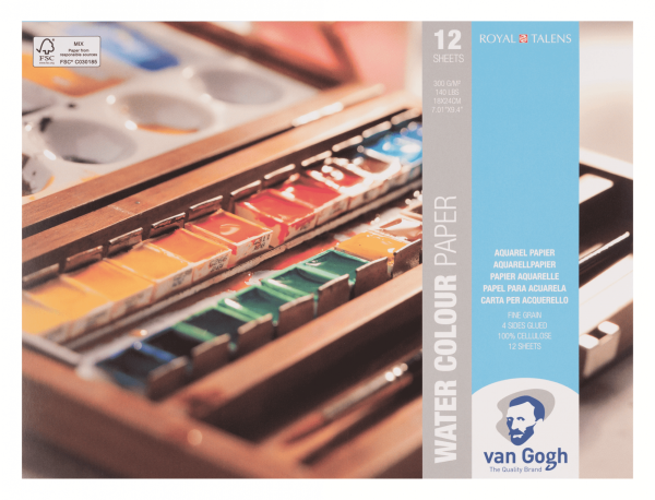 Альбом для акварели VAN GOGH 300 г/м2 18 x 24 см 12 л MP94172418