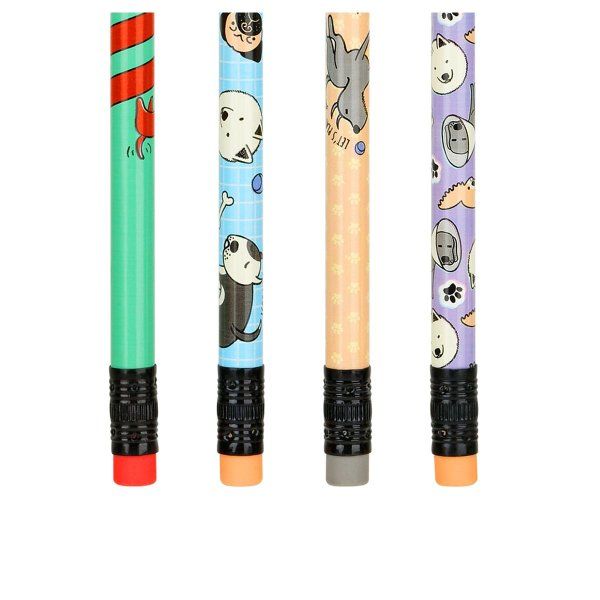 Карандаш ч/г MESHU "Best friend" HB заточенный, с печатью, с ластиком, ассорти RE-MS_47232