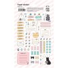 Наклейки бумажные для ежедневников MESHU "Right cat" 12 x 21 см, 77 накл, европодвес RE-MS_36971