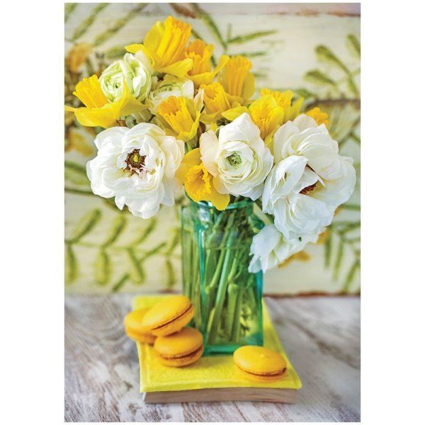 Пазл ТРИ СОВЫ 1000 "Букет с нарциссами" RE-ПК1000_48371