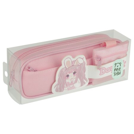 Пенал мягкий MESHU "Sweet" 220 x 50 x 80 мм, 1 отделение, 2 кармана, полиэстер RE-MS_57906