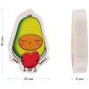 Набор ластиков MESHU "Avocado" 3 шт, фигурный, термопластичная резина, 40 x 30 x 13 мм RE-MS_41770