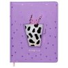 Дневник 1-11 кл. 48л. MESHU "Cool milk" (твердый) иск. кожа, УФ-печать, тиснение фольгой, аппликация, тон. блок, ляссе RE-MS_49364