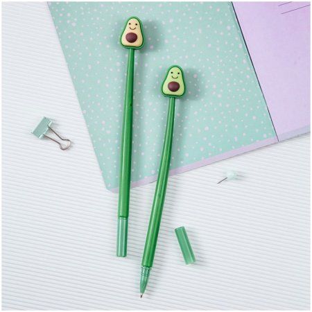 Ручка шариковая MESHU "Avocados" синяя, 0.7 мм, корпус ассорти RE-MS_65886