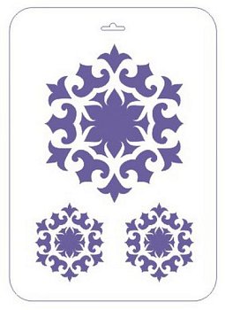 Трафарет СОНЕТ Орнаментальная розетка 1, 22 x 31 см, пластиковый NP-13746583